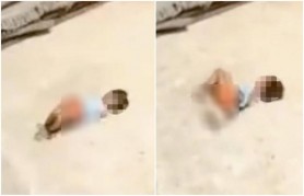 O mamă diabolică şi-a legat fetiţa de 5 ani cu o frânghie și a lăsat-o în soare, pe terasă, pentru că „nu și-a terminat temele”